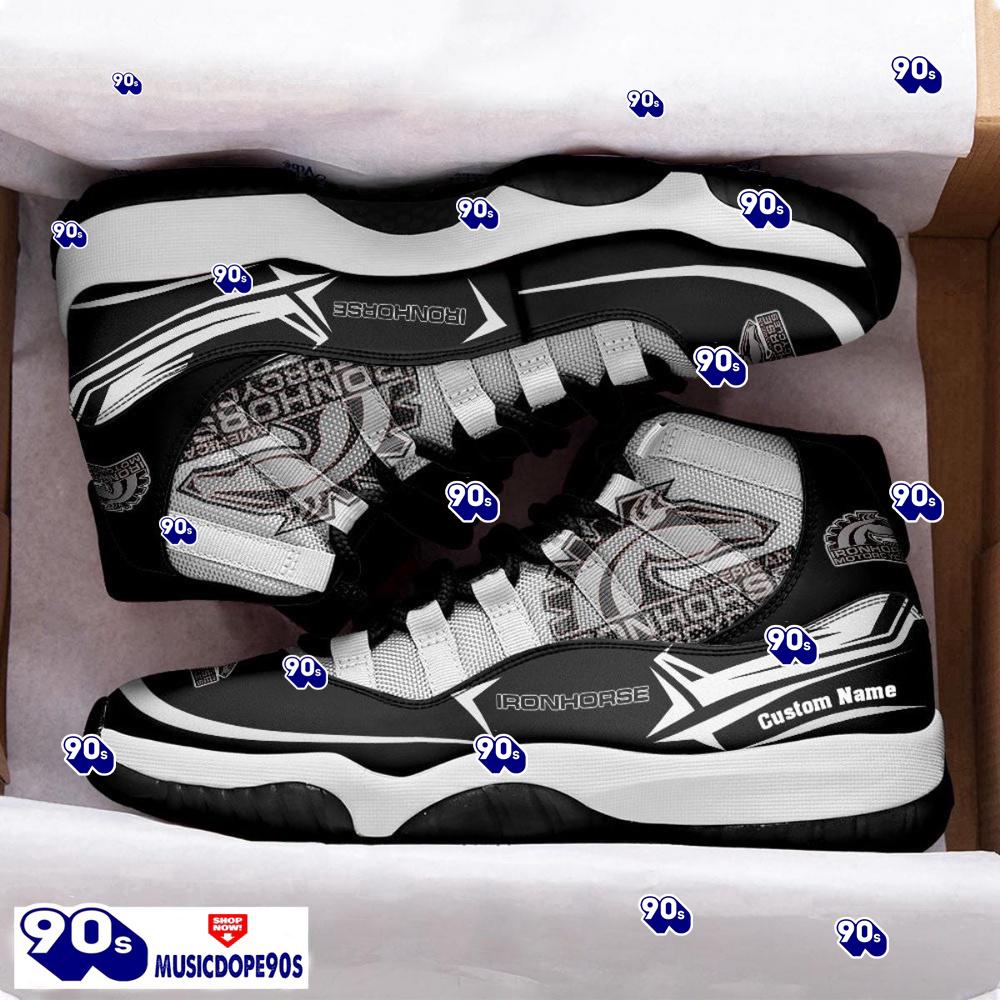 America IronHorse Custom Name Air Jordan 11 Sneakers Vintage Shoes America IronHorse Custom Name Air Jordan 11 Sneakers Vintage Shoes