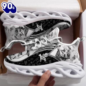 American Staffordshire Terrier Sketch Max Soul Shoes For Men Women Dog Shoes Running For Lover Dogs