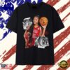 Angel Reese USA Basketball #15 Signature Photo Collage T Shirt, Viral 2D Graphic Tee