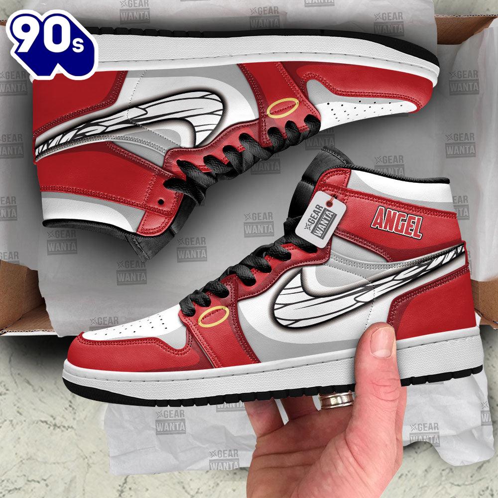 Angel Warren Worthington III J1-Sneakers Custom For Movies Fans Angel Warren Worthington III J1-Sneakers Custom For Movies Fans
