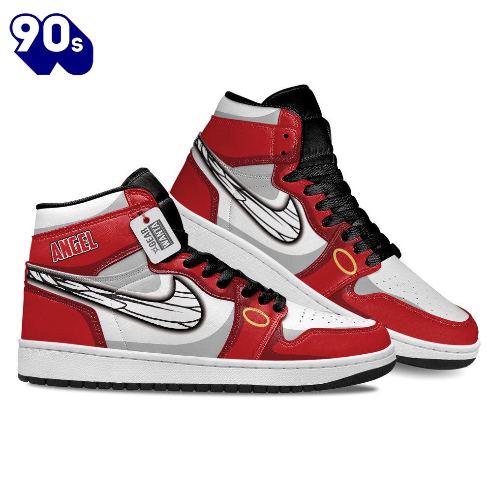 Angel Warren Worthington III J1-Sneakers Custom For Movies Fans Angel Warren Worthington III J1-Sneakers Custom For Movies Fans