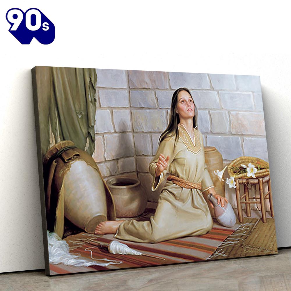 Annunciation To Mary Canvas Picture Jesus Christ Canvas Art Gift For Christmas Annunciation To Mary Canvas Picture Jesus Christ Canvas Art Gift For Christmas