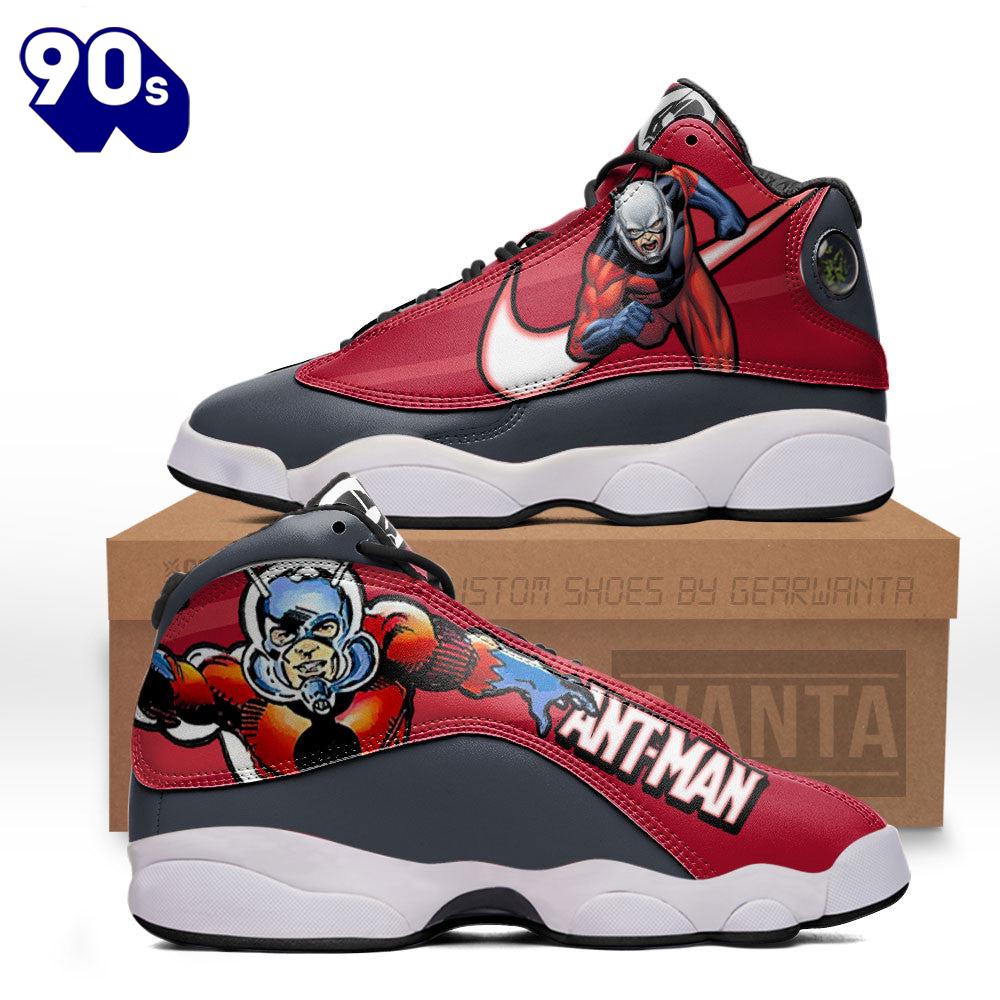 Antman Air Jordan 13 Sneakers Super Heroes Custom Shoes Antman Air Jordan 13 Sneakers Super Heroes Custom Shoes