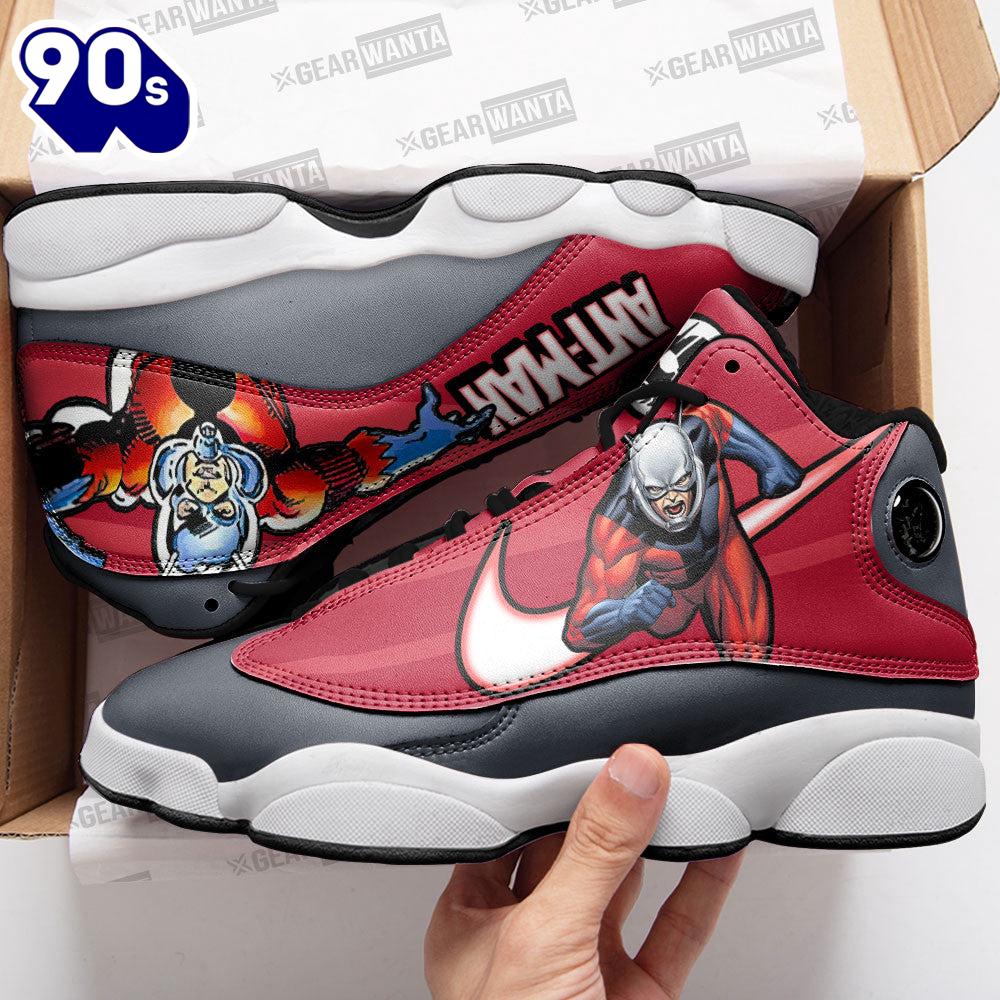 Antman Air Jordan 13 Sneakers Super Heroes Custom Shoes Antman Air Jordan 13 Sneakers Super Heroes Custom Shoes