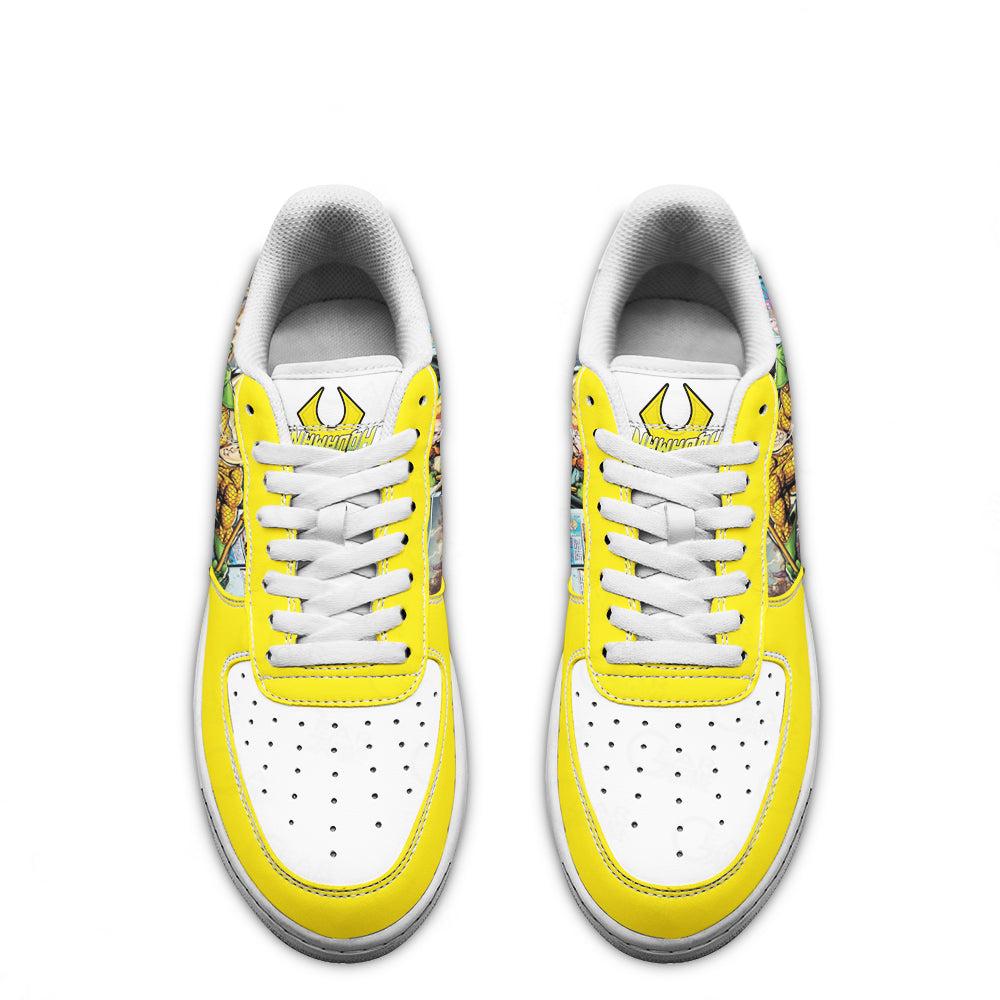 Aquaman Air Sneakers Custom Superhero Comic Shoes Aquaman Air Sneakers Custom Superhero Comic Shoes