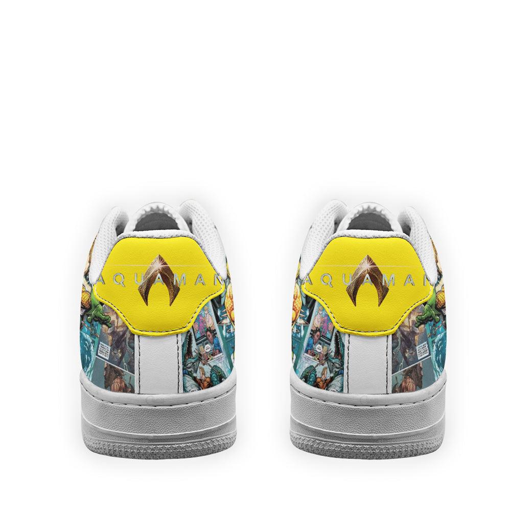 Aquaman Air Sneakers Custom Superhero Comic Shoes Aquaman Air Sneakers Custom Superhero Comic Shoes