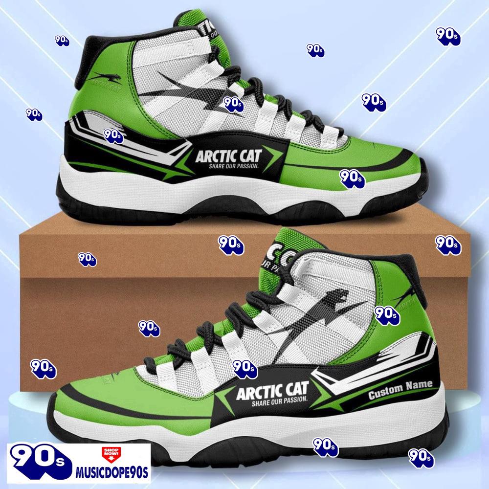 Arctic Cat Custom Name Air Jordan 11 Sneakers Vintage Shoes Arctic Cat Custom Name Air Jordan 11 Sneakers Vintage Shoes