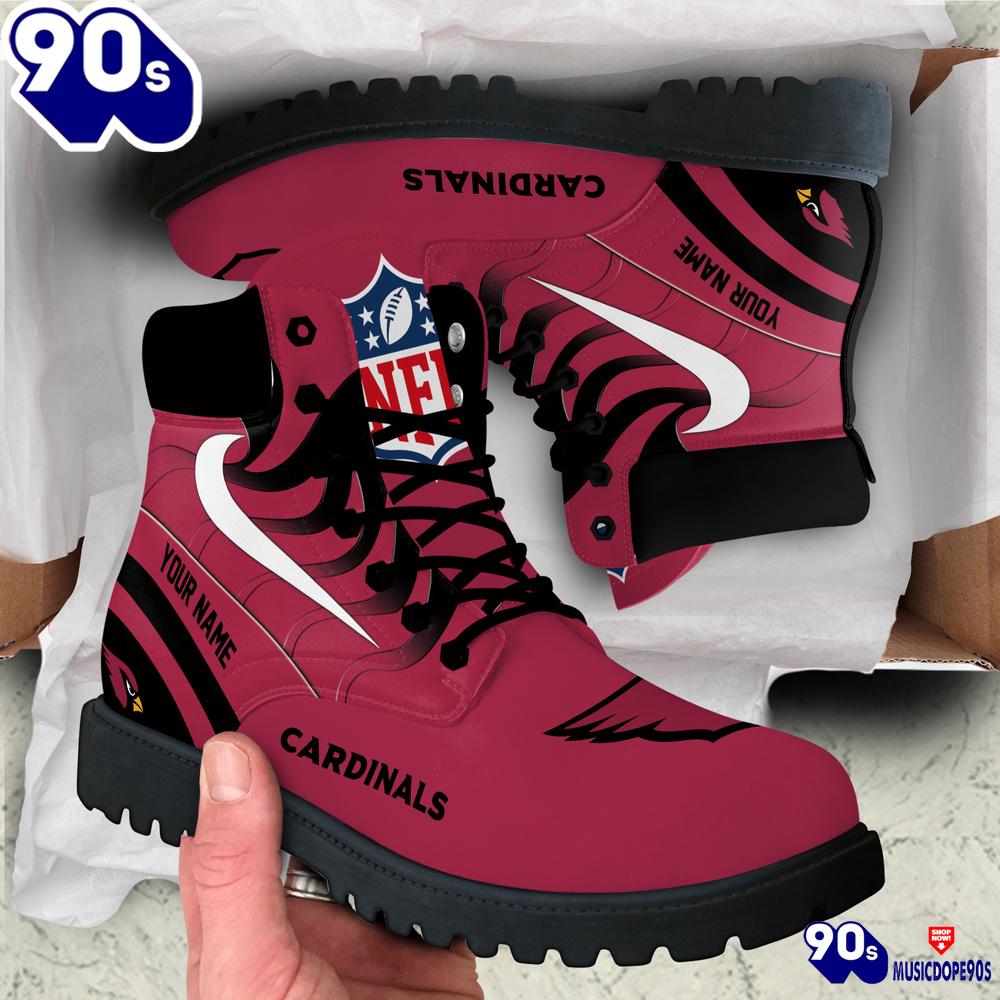 Arizona Cardinals Custom Boots Shoes Idea Gift For Fan Arizona Cardinals Custom Boots Shoes Idea Gift For Fan