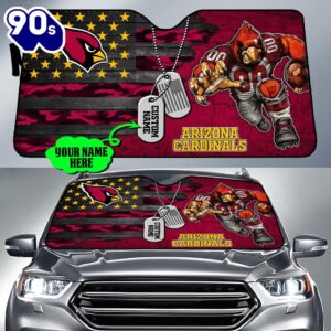 Arizona Cardinals NFL Car Sun Shade For Fans
