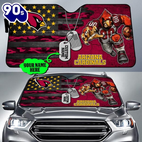 Arizona Cardinals NFL Car Sun Shade For Fans