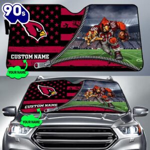 Arizona Cardinals NFL Car Sun Shade