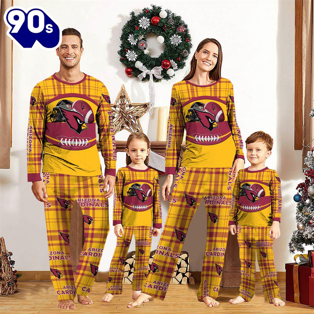 NFL Family Pajama Set, Arizona Cardinals NFL Custom Your Name Football Team Pajamas NFL Family Pajama Set, Arizona Cardinals NFL Custom Your Name Football Team Pajamas