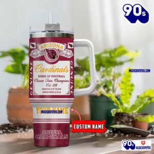 Arizona Cardinals Nfl Kings Of Football Personalized Tumbler 40oz 1 Arizona Cardinals Nfl Kings Of Football Personalized Tumbler 40oz