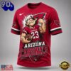 Arizona Cardinals NFL Popeye Bold Cartoon Athletes 3D T Shirt, NFL Trending Shirt