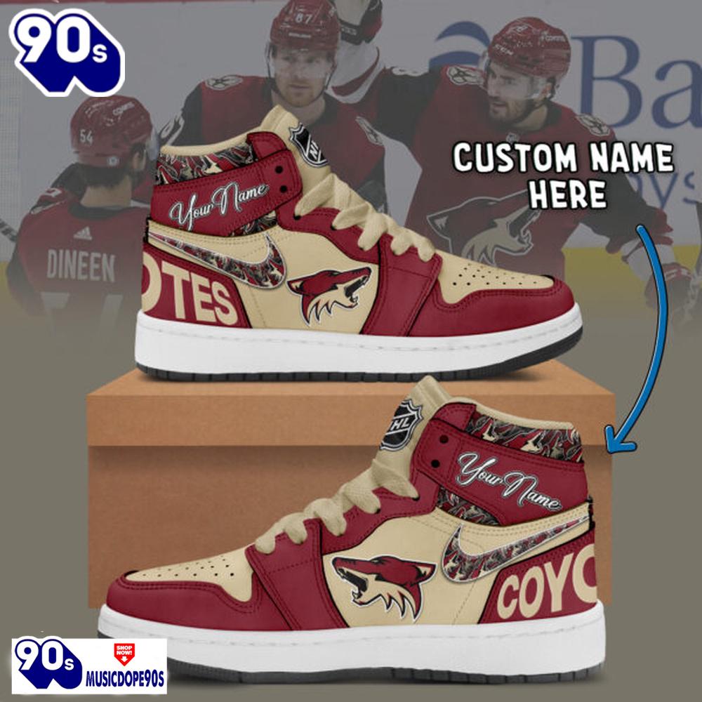 Arizona Coyotes Air Jordan 1 Shoes Arizona Coyotes Air Jordan 1 Shoes