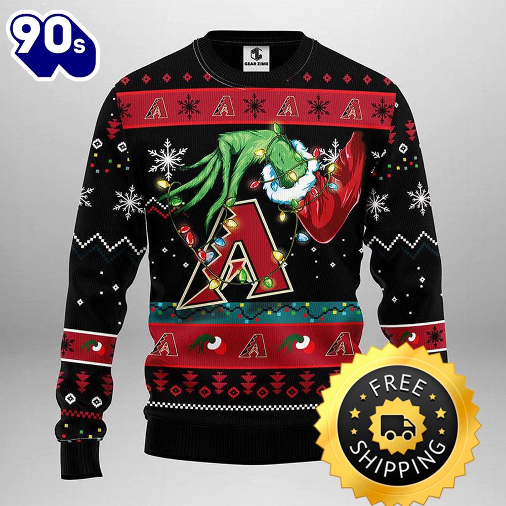 Arizona Diamondbacks Grinch Ugly Christmas Sweater, Arizona Diamondbacks Ugly Sweater, MLB Christmas Sweater Arizona Diamondbacks Grinch Ugly Christmas Sweater, Arizona Diamondbacks Ugly Sweater, MLB Christmas Sweater