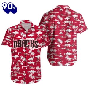 Arizona Diamondbacks Hawaiian Button Up…