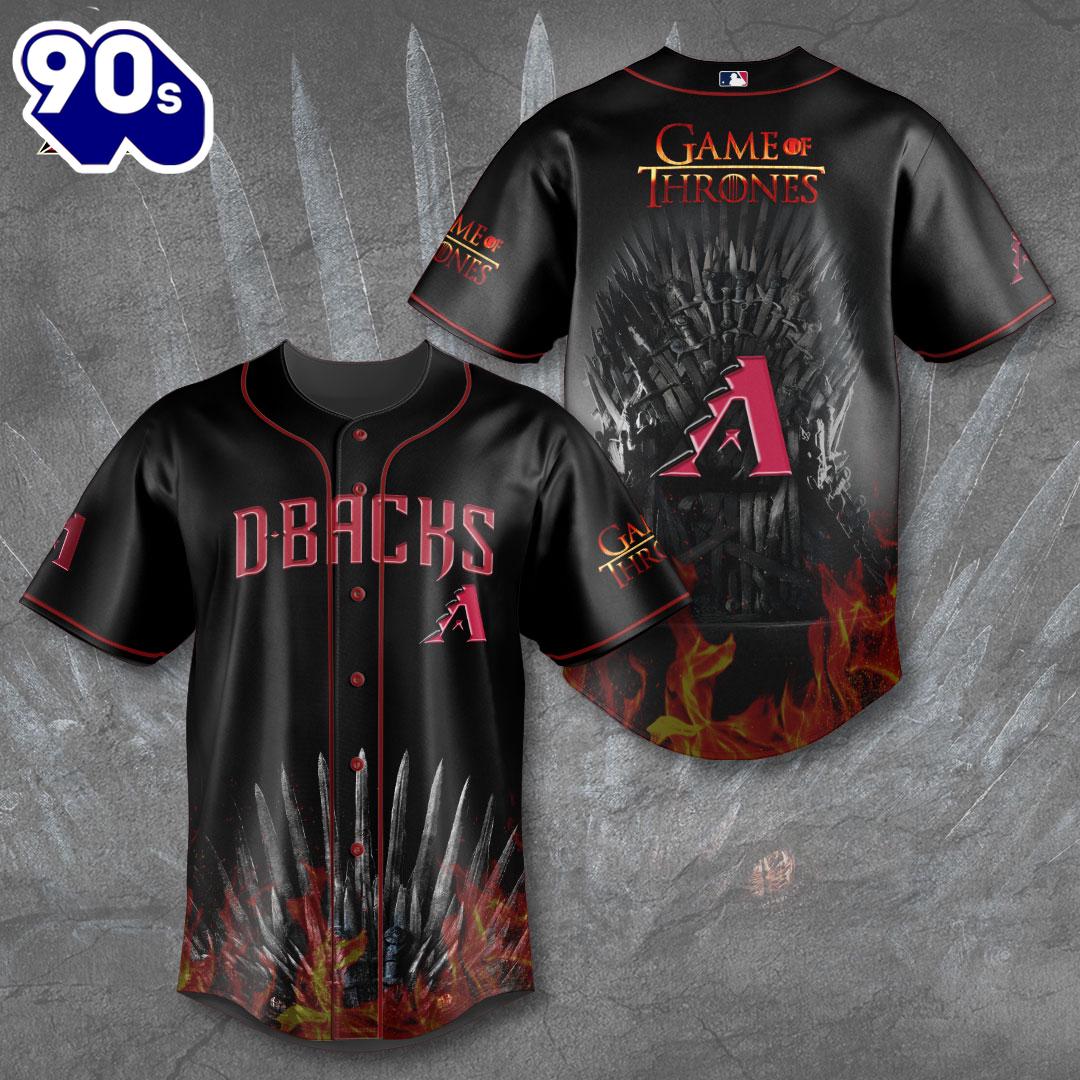 Arizona Diamondbacks x Game of Thrones Baseball Jersey Arizona Diamondbacks x Game of Thrones Baseball Jersey