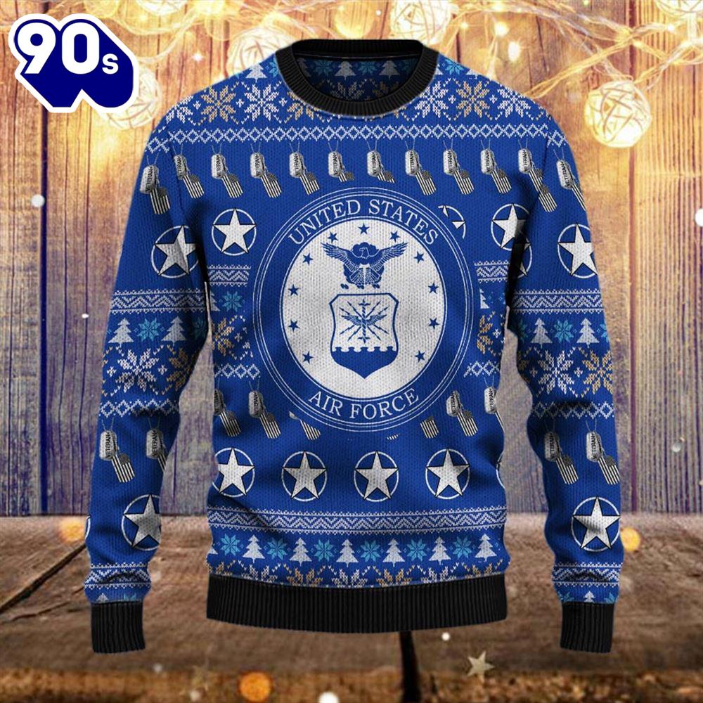 Armed Forces Usaf Air Forces Military Vva Vietnam Veterans Day Gift For Father Dad Christmas Ugly Sweater Xmas Gift Veteran Christmas Sweater Armed Forces Usaf Air Forces Military Vva Vietnam Veterans Day Gift For Father Dad Christmas Ugly Sweater Xmas Gift Veteran Christmas Sweater