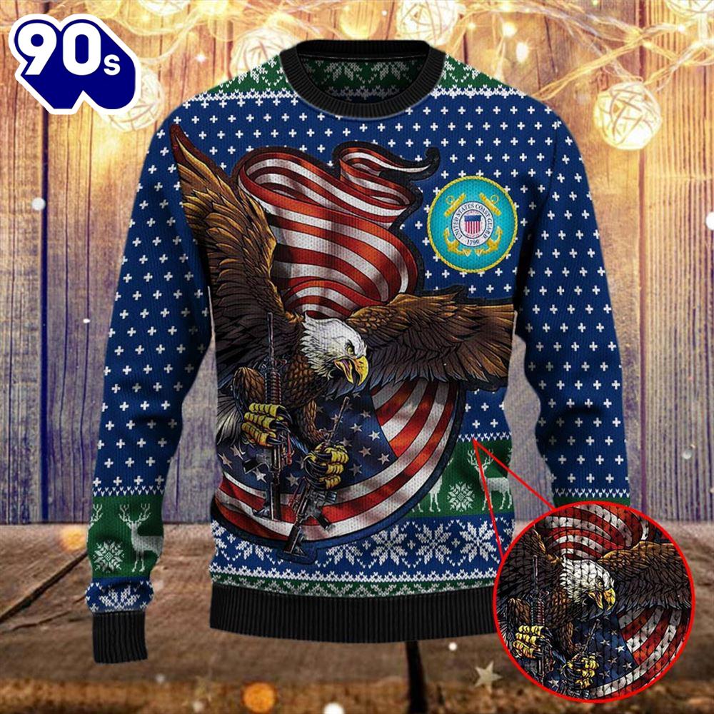 Armed Forces Uscg Coast Guard Military Vva Vietnam Veterans Day Gift For Father Christmas Ugly Sweater Gift Veteran Christmas Sweater Armed Forces Uscg Coast Guard Military Vva Vietnam Veterans Day Gift For Father Christmas Ugly Sweater Gift Veteran Christmas Sweater