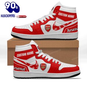 Arsenal Logo Red White Nike…