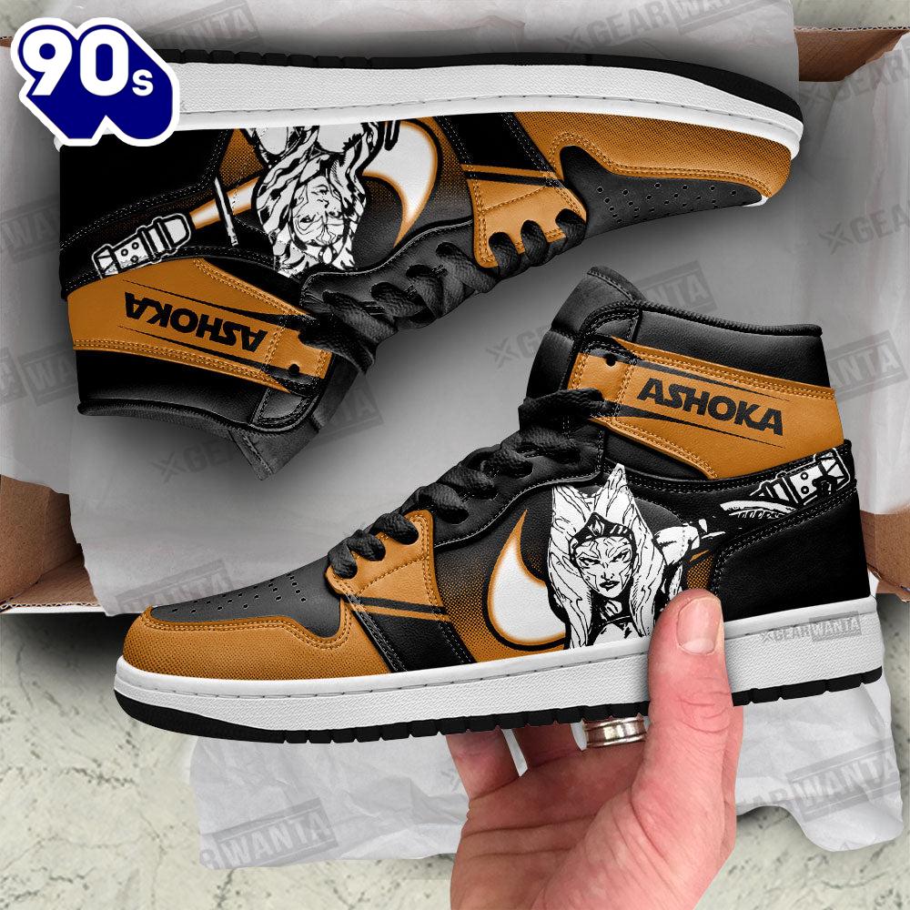 Ashoka Star Wars Shoes Custom Gifts Idea For Fans Ashoka Star Wars Shoes Custom Gifts Idea For Fans