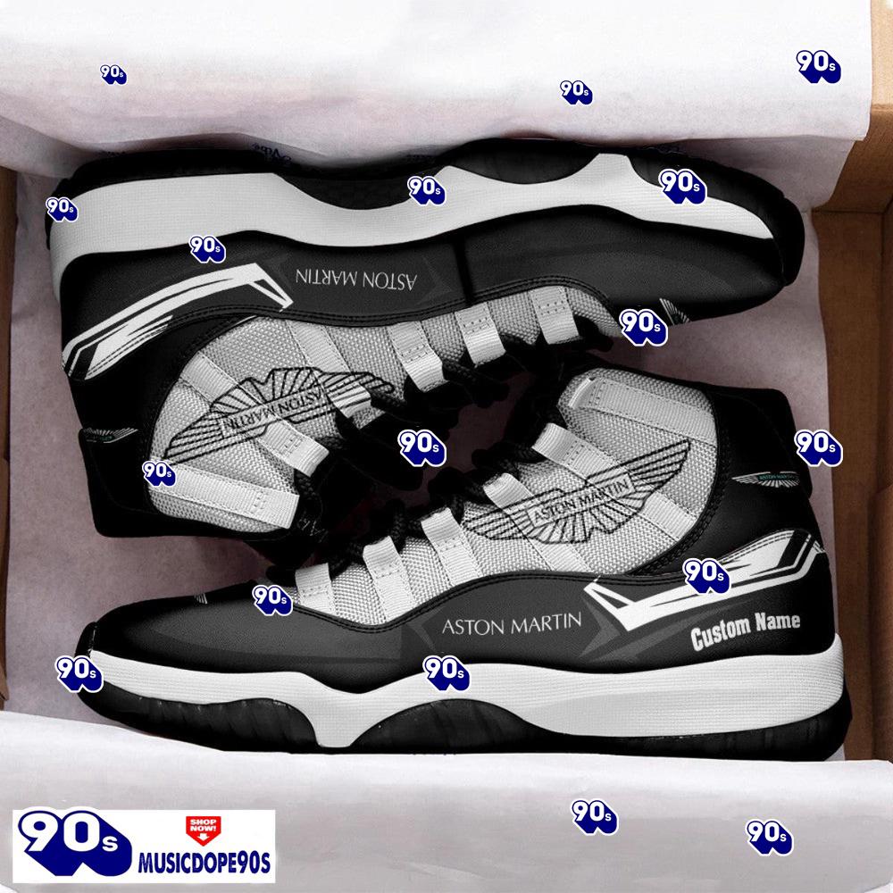 Aston Martin Custom Name Air Jordan 11 Sneakers Vintage Shoes Aston Martin Custom Name Air Jordan 11 Sneakers Vintage Shoes