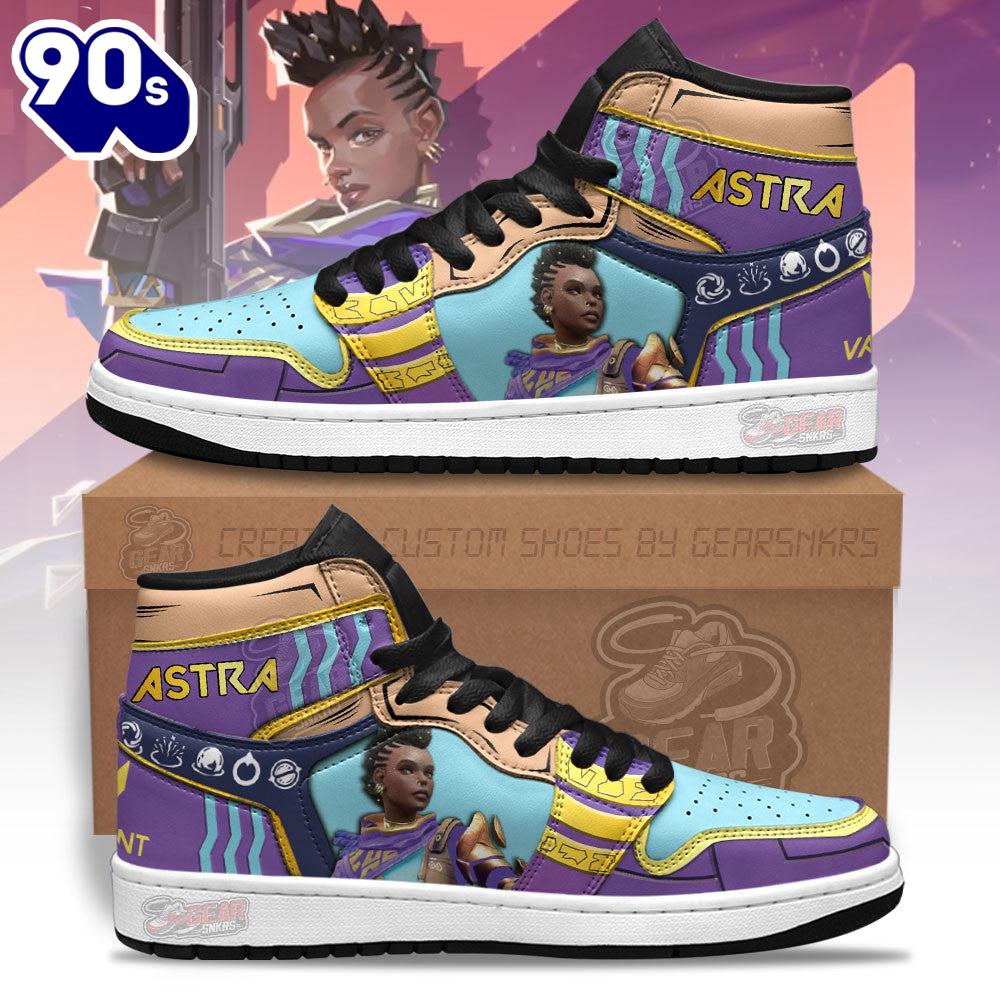 Astra Valorant Agent Shoes Custom Gifts Idea For Fans Astra Valorant Agent Shoes Custom Gifts Idea For Fans