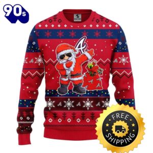 Atlanta Braves Dabbing Santa Claus…