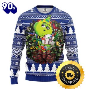 Atlanta Braves Grinch Hug Ugly…