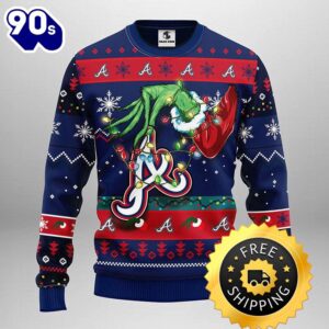 Atlanta Braves Grinch Ugly Christmas…