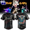 Atlanta Braves Stray Cats 2026 US Tour Inspired Baseball Jersey