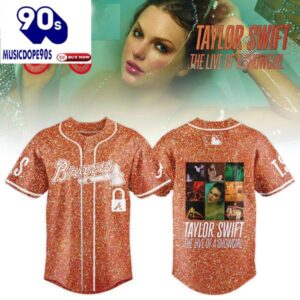 Atlanta Braves Taylor Swift The Life Of A Showgirl Album 2025 Baseball Jersey