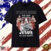Atlanta Dream In My Veins Jesus In My Heart Signatures WNBA T Shirt , Viral 2D Graphic Tee