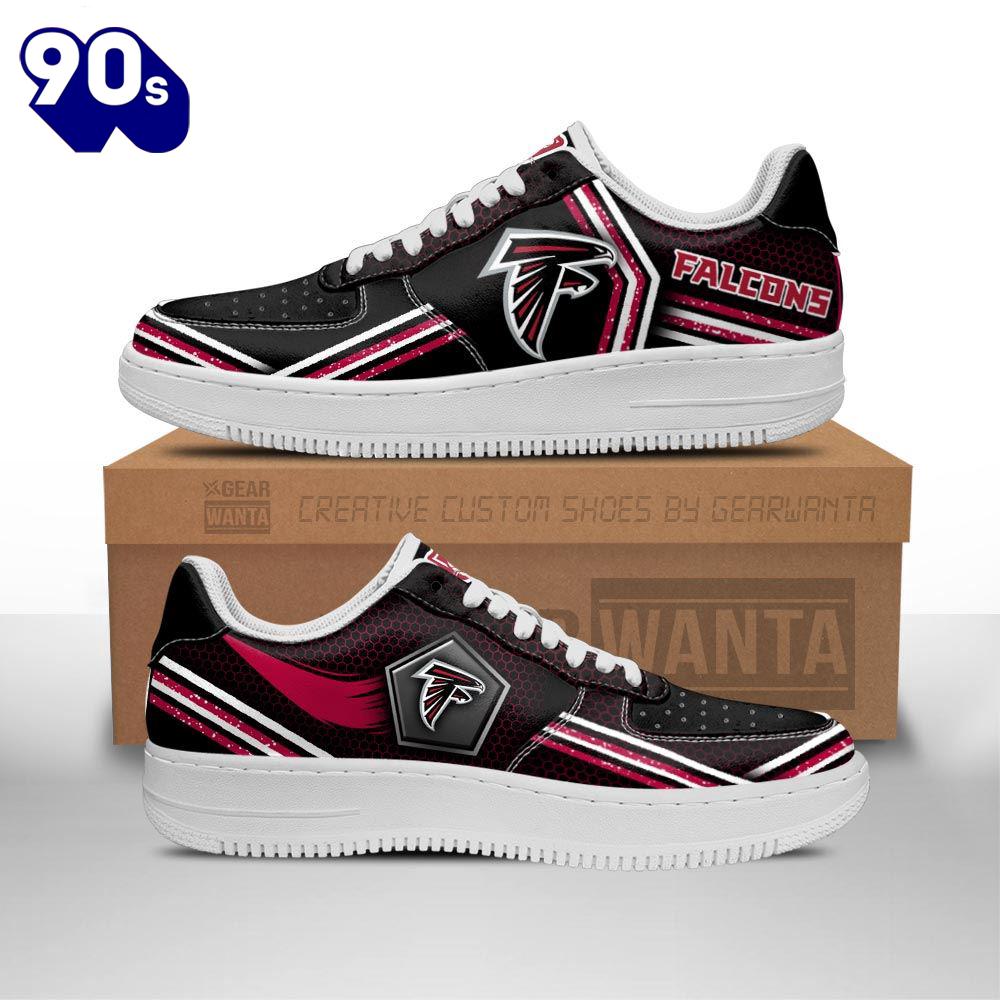 Atlanta Falcons Air Sneakers Custom Force Shoes For Fans Atlanta Falcons Air Sneakers Custom Force Shoes For Fans