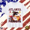 Atlanta Falcons Football Autumn Leaves Pumpkin Graphic T Shirt, Viral 2D Graphic Tee