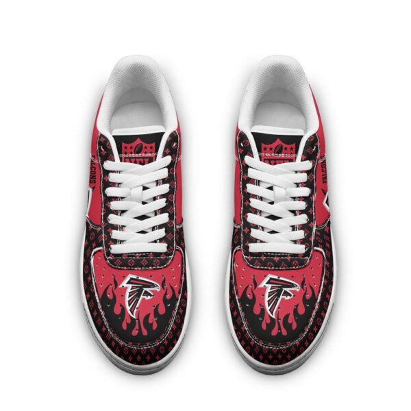 Atlanta Falcons NFL Air Low-Top Sneakers Shoes V4