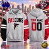 Atlanta Falcons NFL Two Tone Colorblock Varsity Hoodie, NFL Trending Shirt