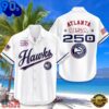 Atlanta Hawks  USA Flag 250 Years of Freedom Anniversary 1776-2026 Aloha Hawaiian Shirt