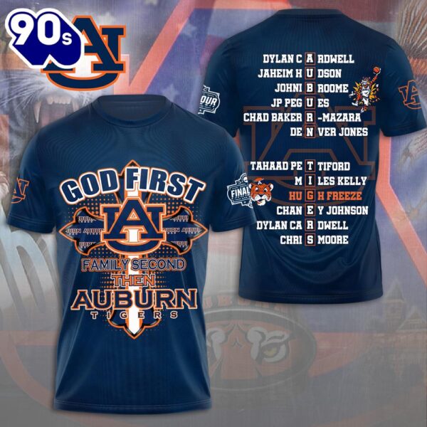 Auburn Tigers Men’s Basketball 3D Apparel For Man And Women