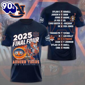 Auburn Tigers Men’s Basketball 3D…