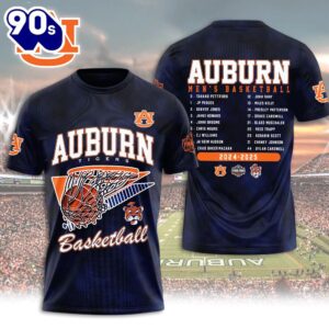 Auburn Tigers Men’s Basketball 3D Apparel New Trend