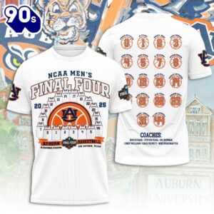 Auburn Tigers Men’s Basketball 3D…
