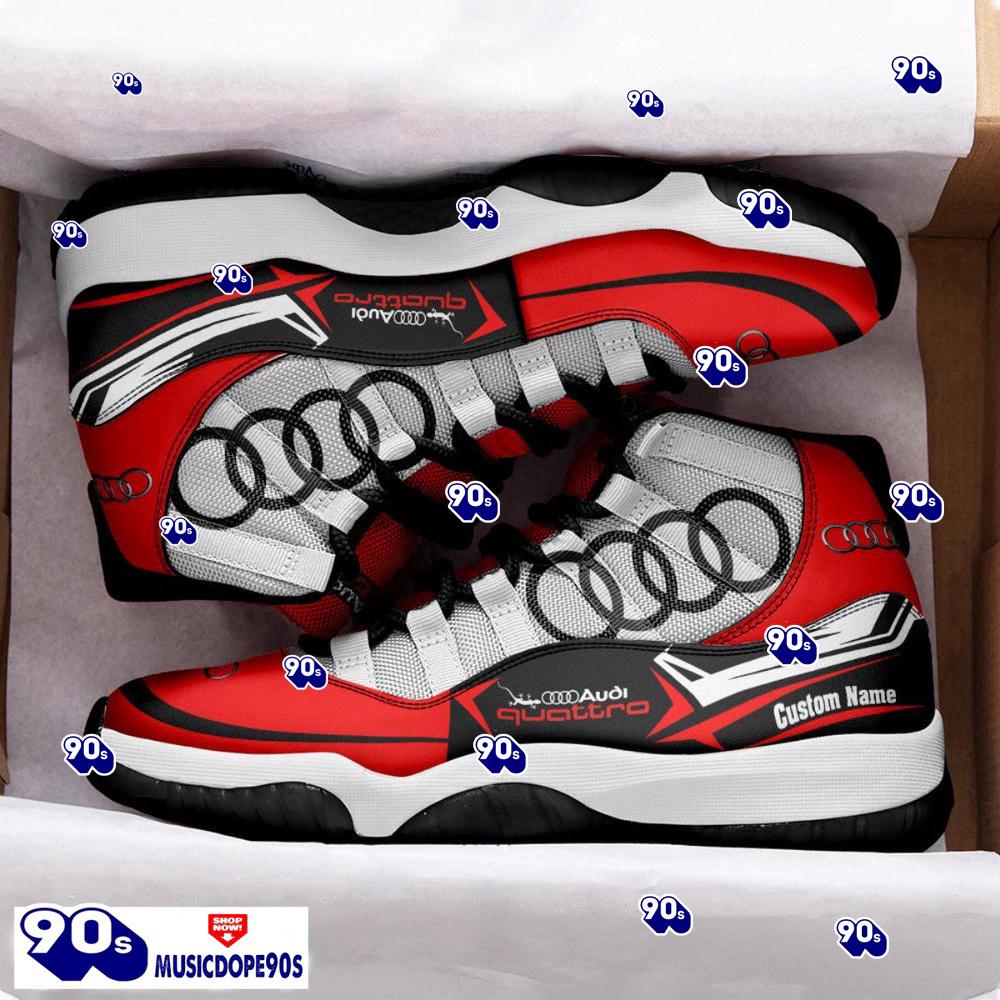 Audi Quattro Custom Name Air Jordan 11 Sneakers Vintage Shoes Audi Quattro Custom Name Air Jordan 11 Sneakers Vintage Shoes