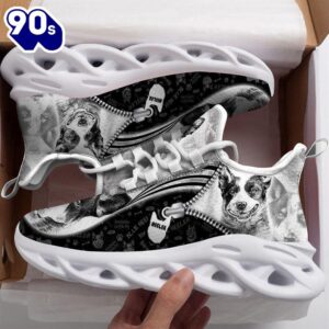 Australian Cattle Dog Sketch Max Soul Shoes For Men Women Dog Shoes Running For Lover Dogs