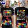 Autism Awareness 3D Apparel Gift For Fans Rock Music 3D Shirt