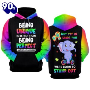 Autism Awareness Hoodie 3D Being…