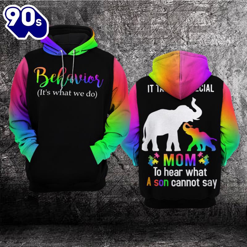 Autism Awareness Hoodie 3D It Takes A Special Mom To Hear What A Son Cannot Say Gift Christmas Autism Awareness Hoodie 3D It Takes A Special Mom To Hear What A Son Cannot Say Gift Christmas