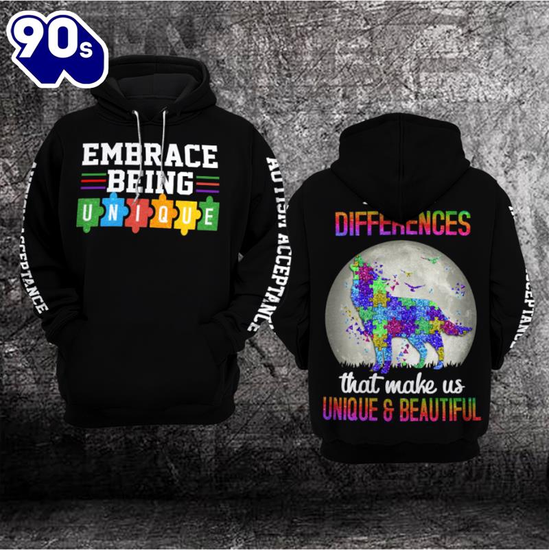 Autism Awareness Hoodie 3D It’s Our Differences That Make Us Unique And Beautiful Gift Christmas Autism Awareness Hoodie 3D It’s Our Differences That Make Us Unique And Beautiful Gift Christmas
