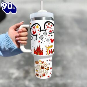 Autumn Themed 40oz Insulated Tumbler With Lid And Straw 6 Autumn Themed 40oz Insulated Tumbler With Lid And Straw